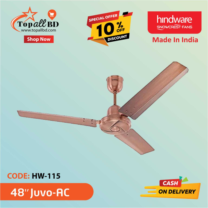 HINDWARE 48" JUVO CEILING FAN (ANTIQUE COPPER)