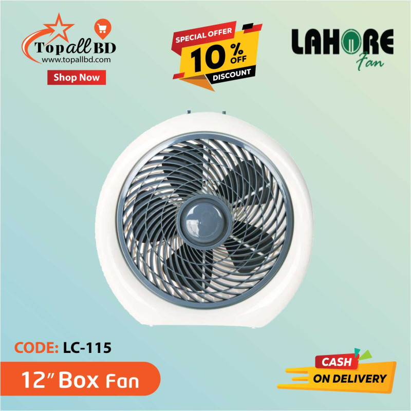 LAHORE 12'' ROUND SHAPE BOX FAN