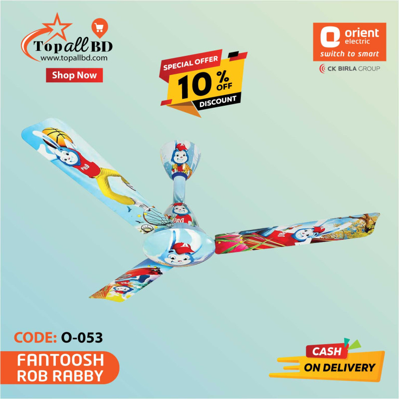 ORIENT 48" FANTOOSH CEILING FAN (ROB RABBY)