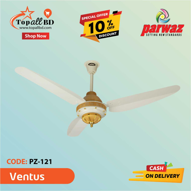 PARWAZ 56'' VENTUS CEILING FAN (OFF WHITE)