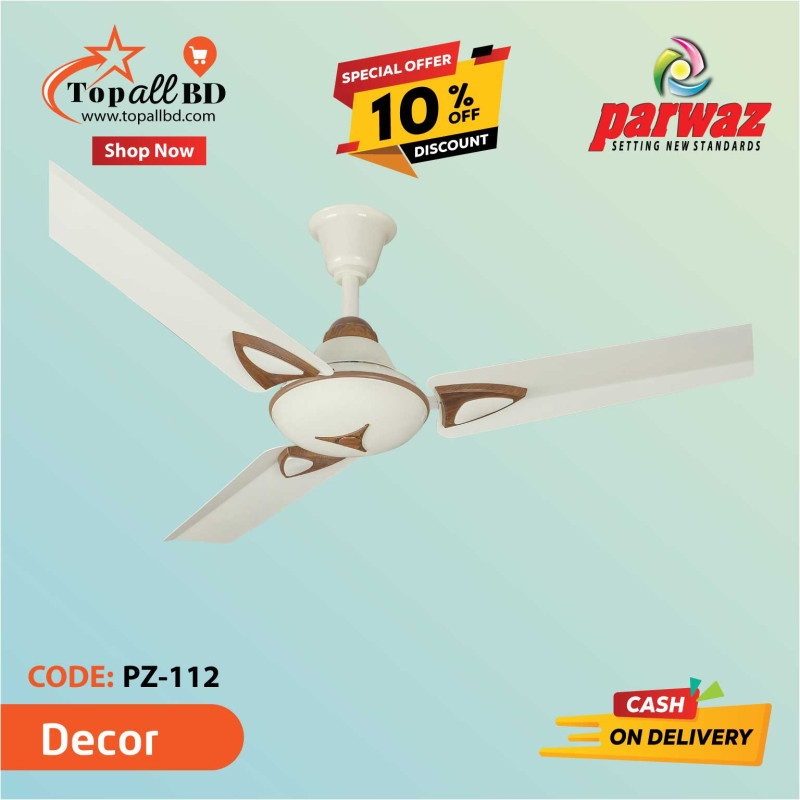 PARWAZ 56'' DECOR CEILING FAN(OFF WHITE)